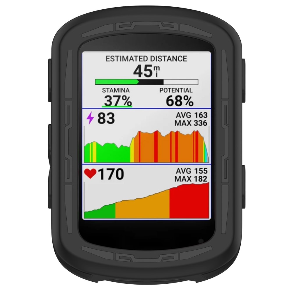 Deksel Garmin Edge 840 /540 svart