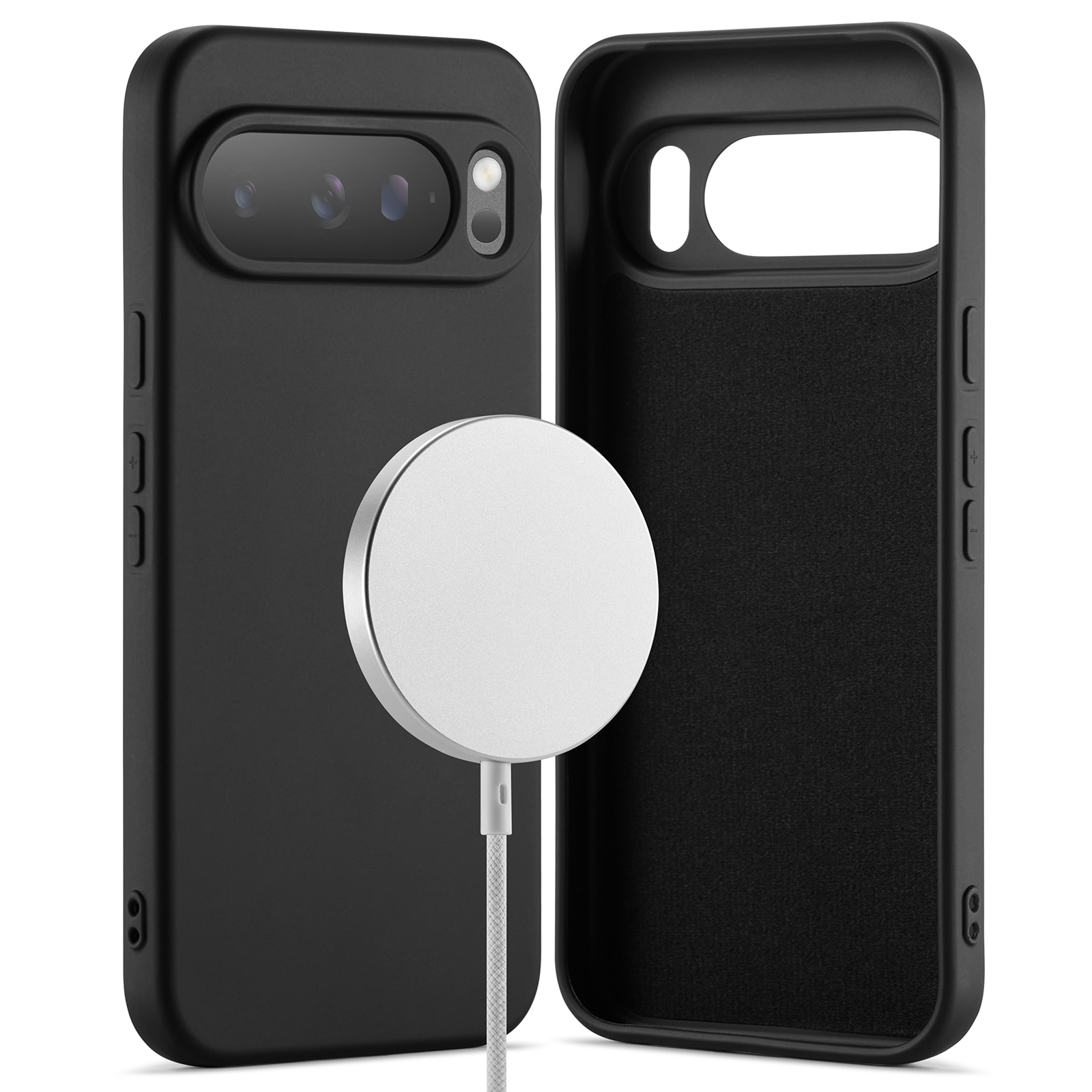TPU Deksel MagSafe Google Pixel 10 Pro XL Svart