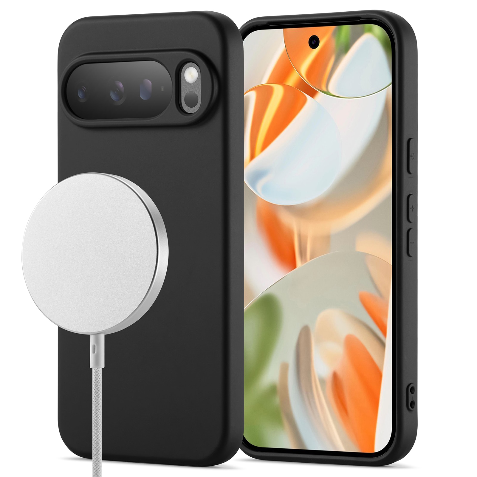 TPU Deksel MagSafe Google Pixel 10 Svart
