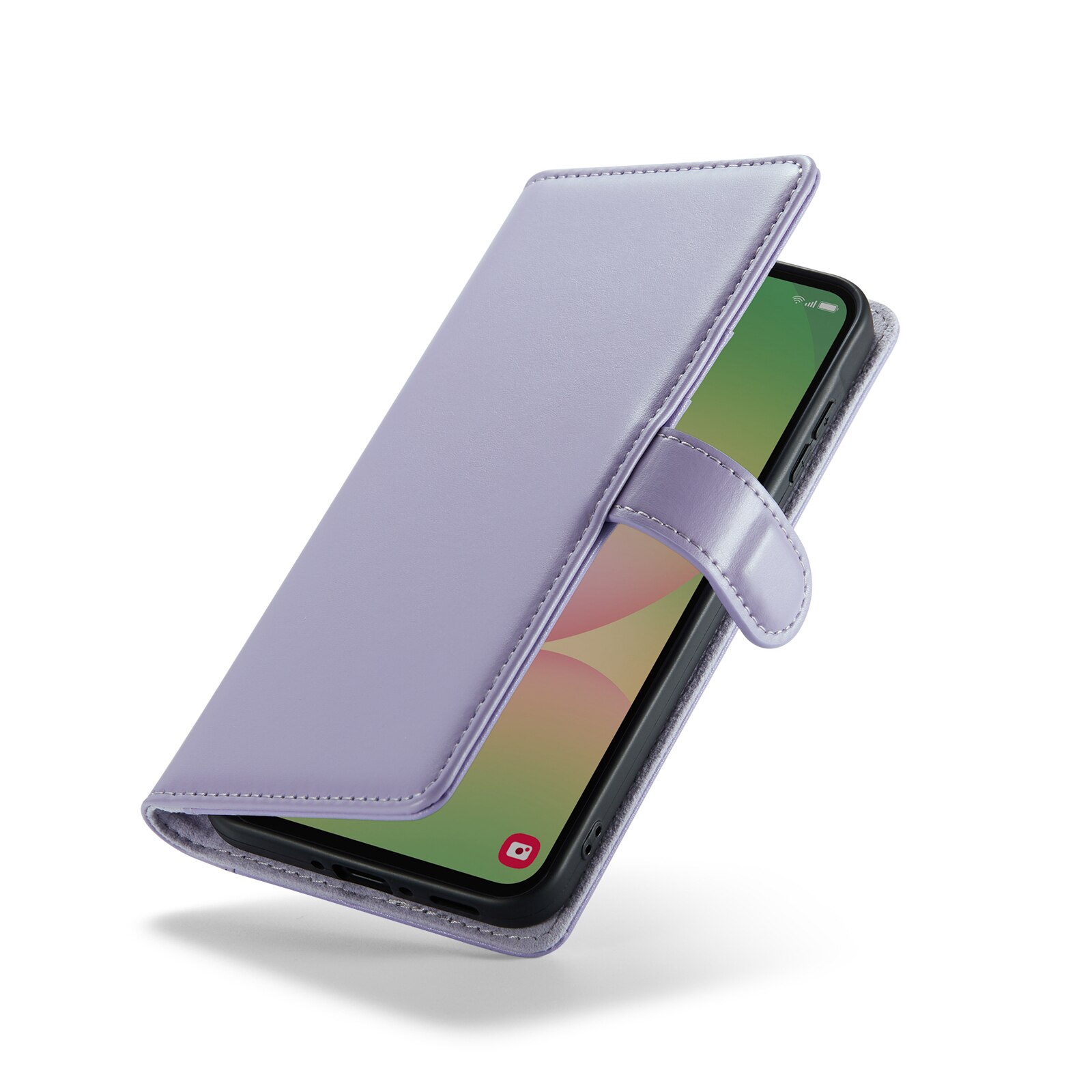 Ekte Lærveske Samsung Galaxy A56 Lilla
