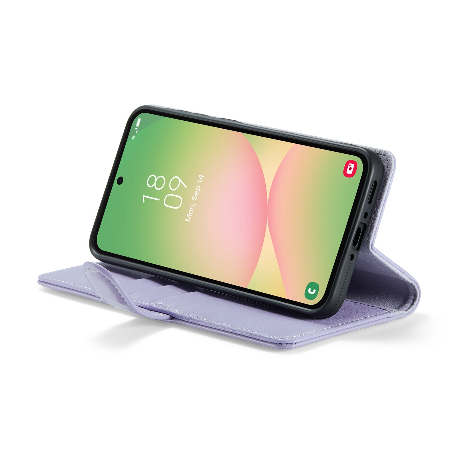 Ekte Lærveske Samsung Galaxy A56 Lilla