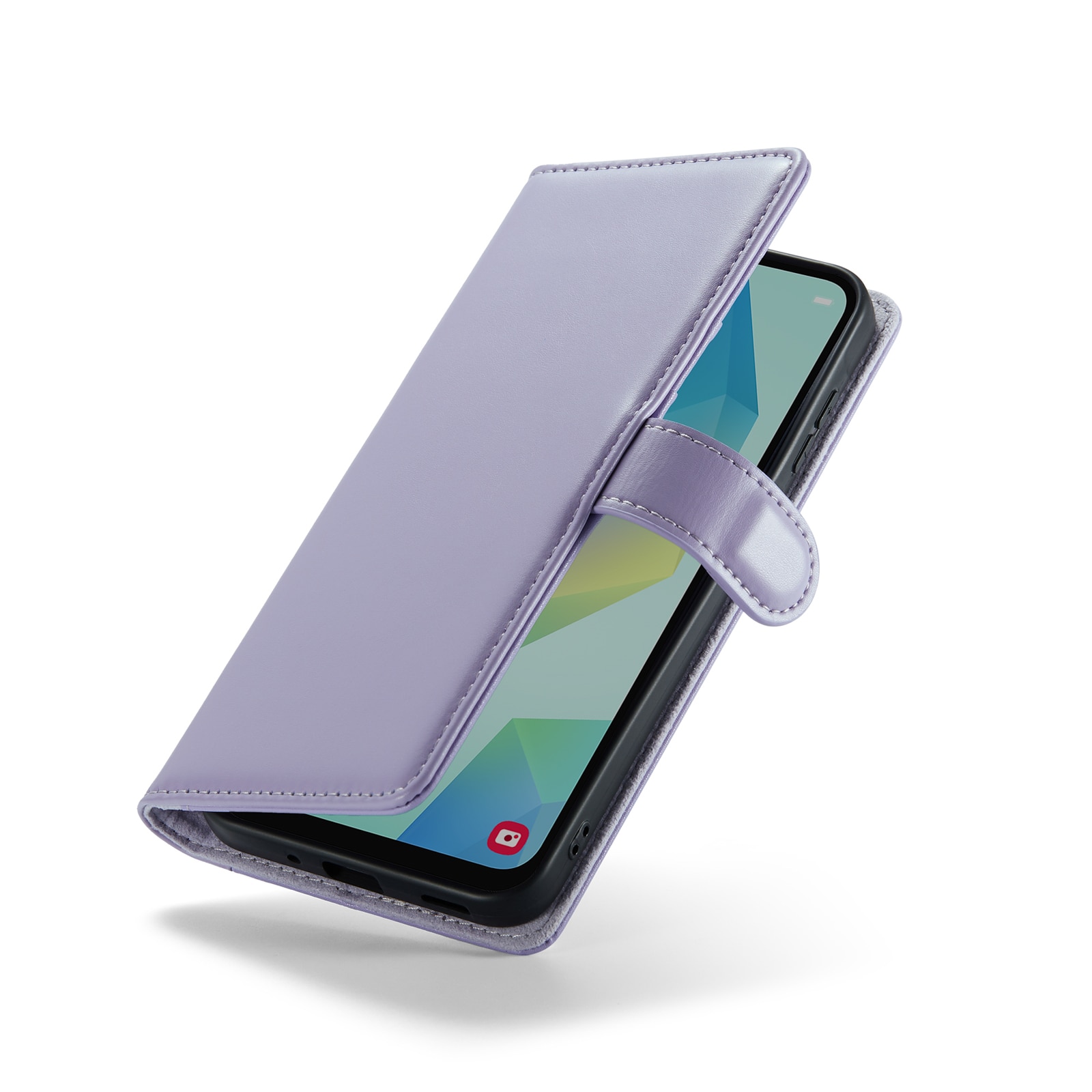 Ekte Lærveske Samsung Galaxy A16 Lilla
