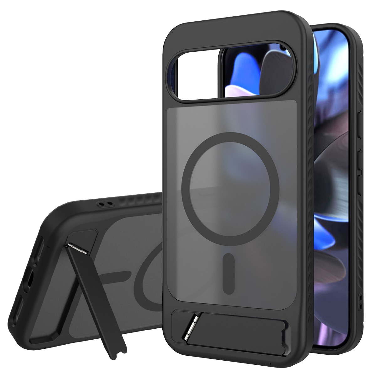 Magnetisk deksel med stativ Google Pixel 10 Pro XL Svart