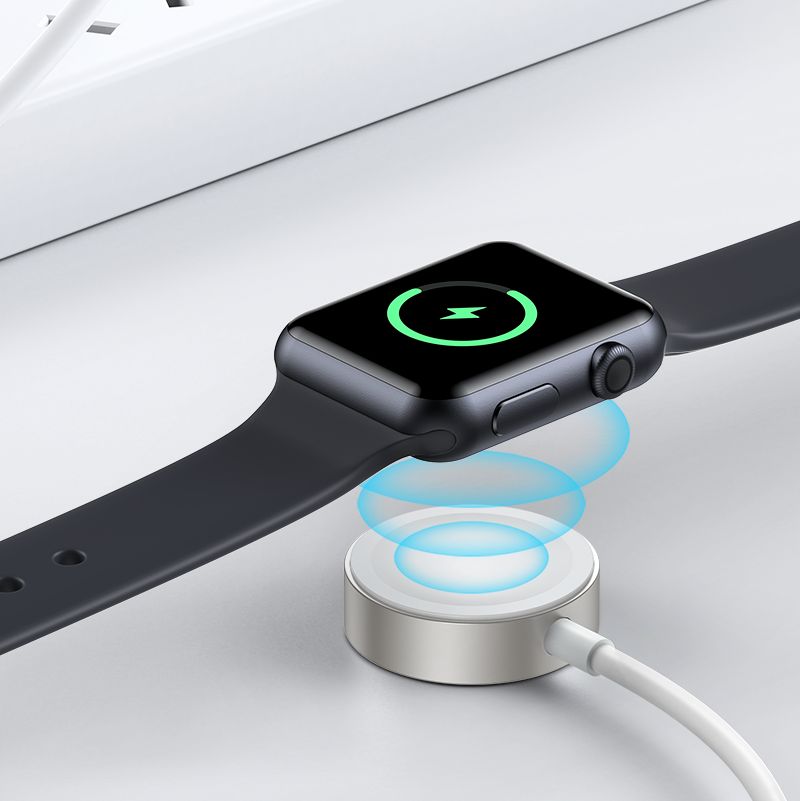 Fullstendig Apple Watch-lader  - 1m ledning og vegglader - Smartline