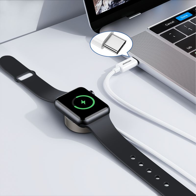 Apple Watch magnetisk ladekabel USB-C hvit (S-IW004)