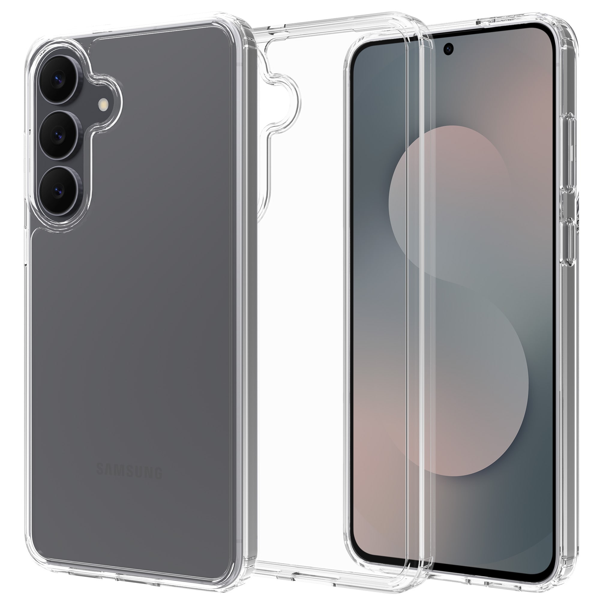 Hybriddeksel Samsung Galaxy S25 FE Gjennomsiktig