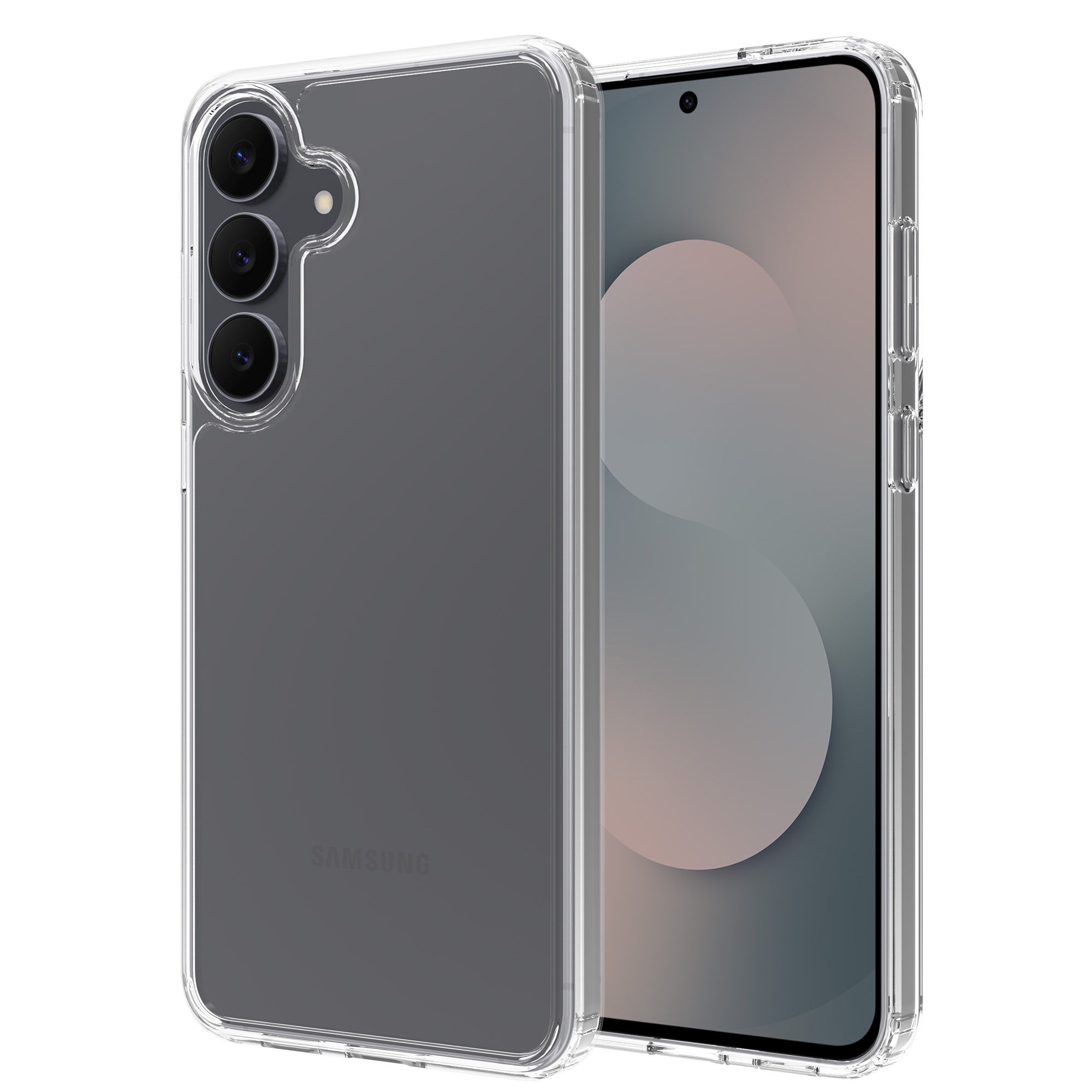 Hybriddeksel Samsung Galaxy S25 FE Gjennomsiktig