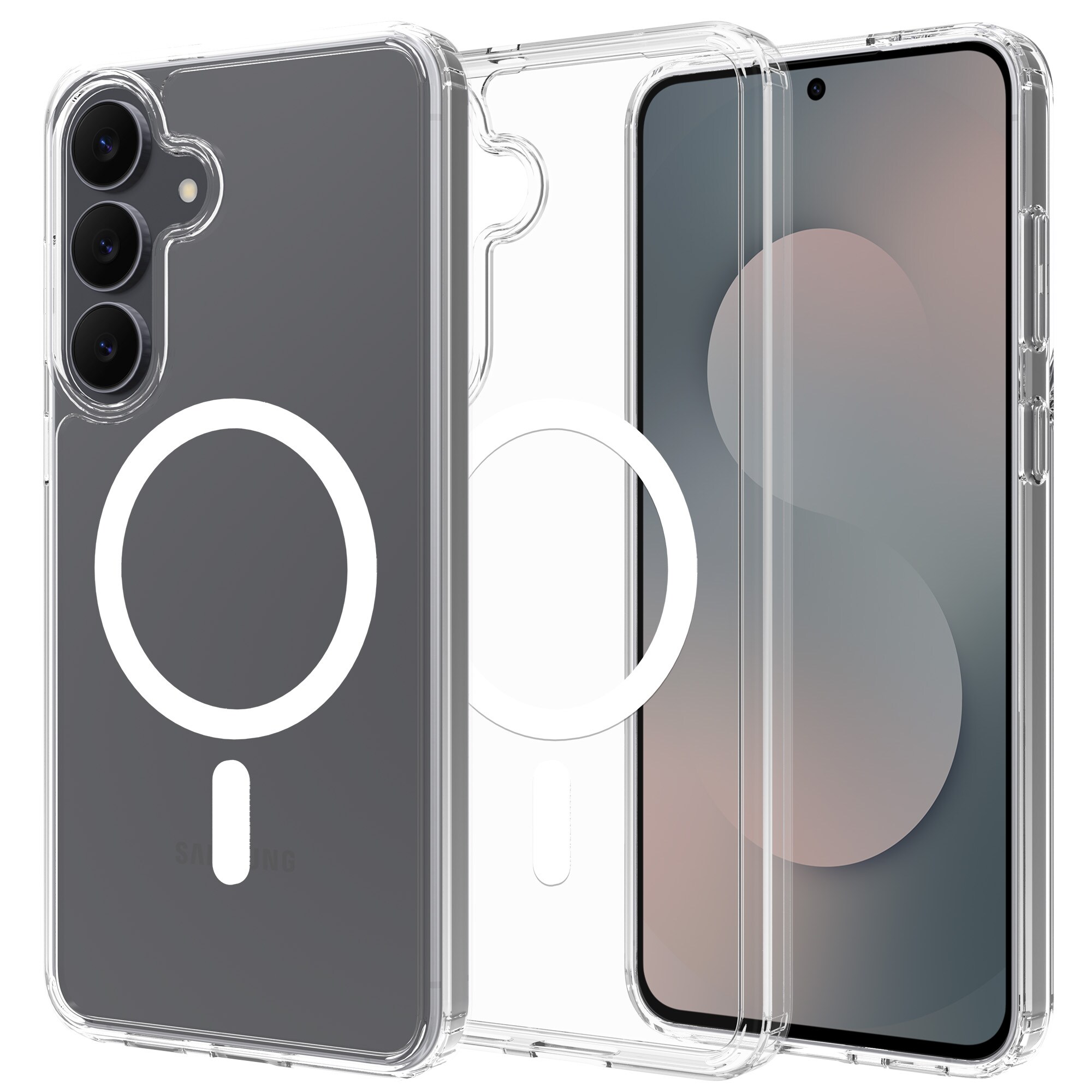 Hybriddeksel MagSafe Samsung Galaxy S25 FE Gjennomsiktig