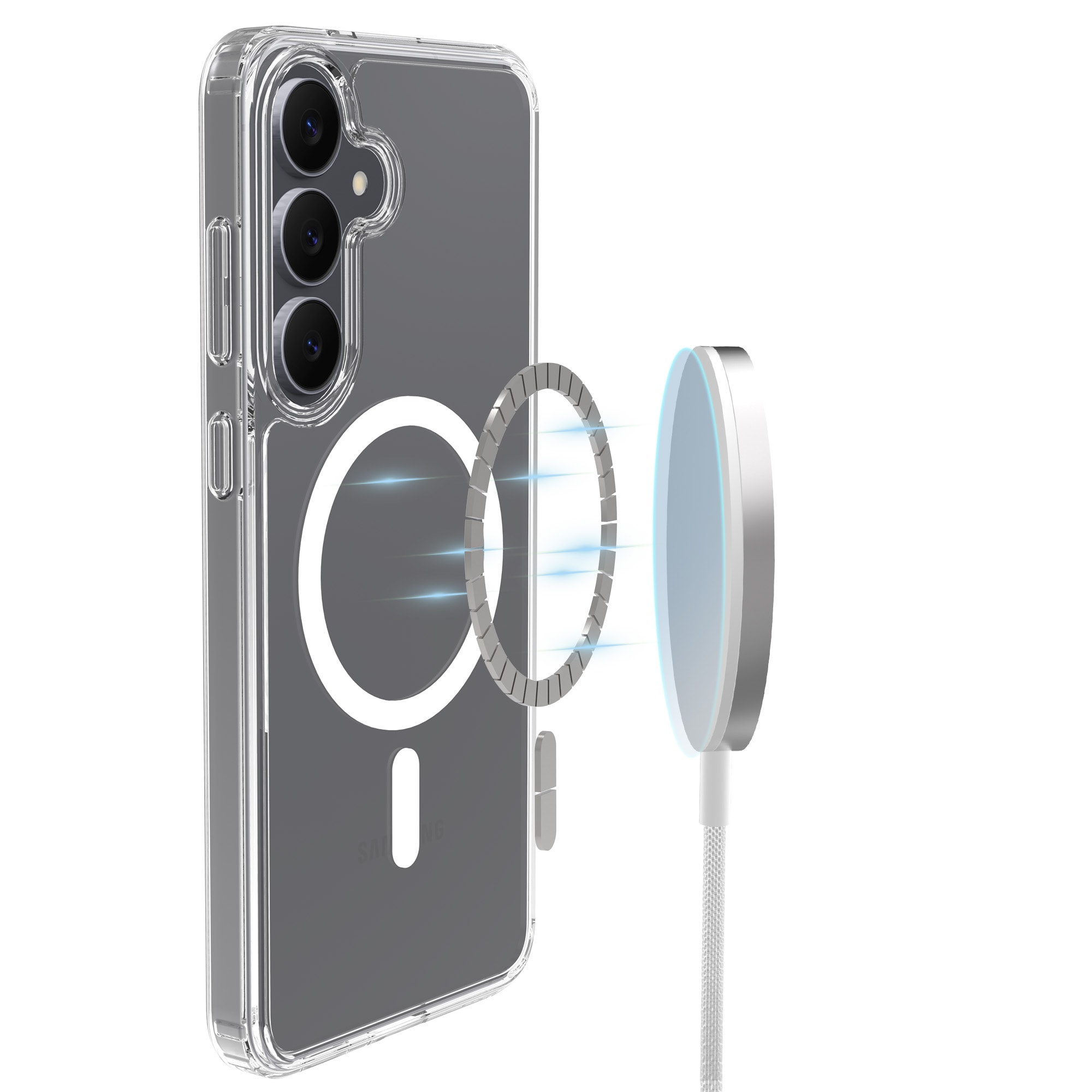 Hybriddeksel MagSafe Samsung Galaxy S25 FE Gjennomsiktig