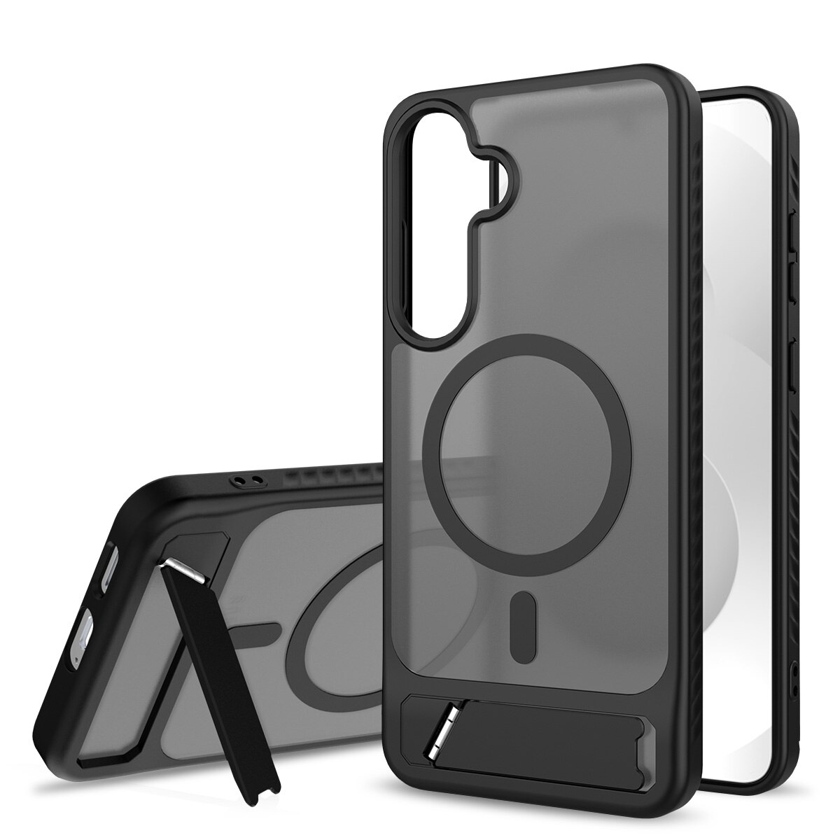 Magnetisk deksel med stativ Samsung Galaxy S25 FE Svart