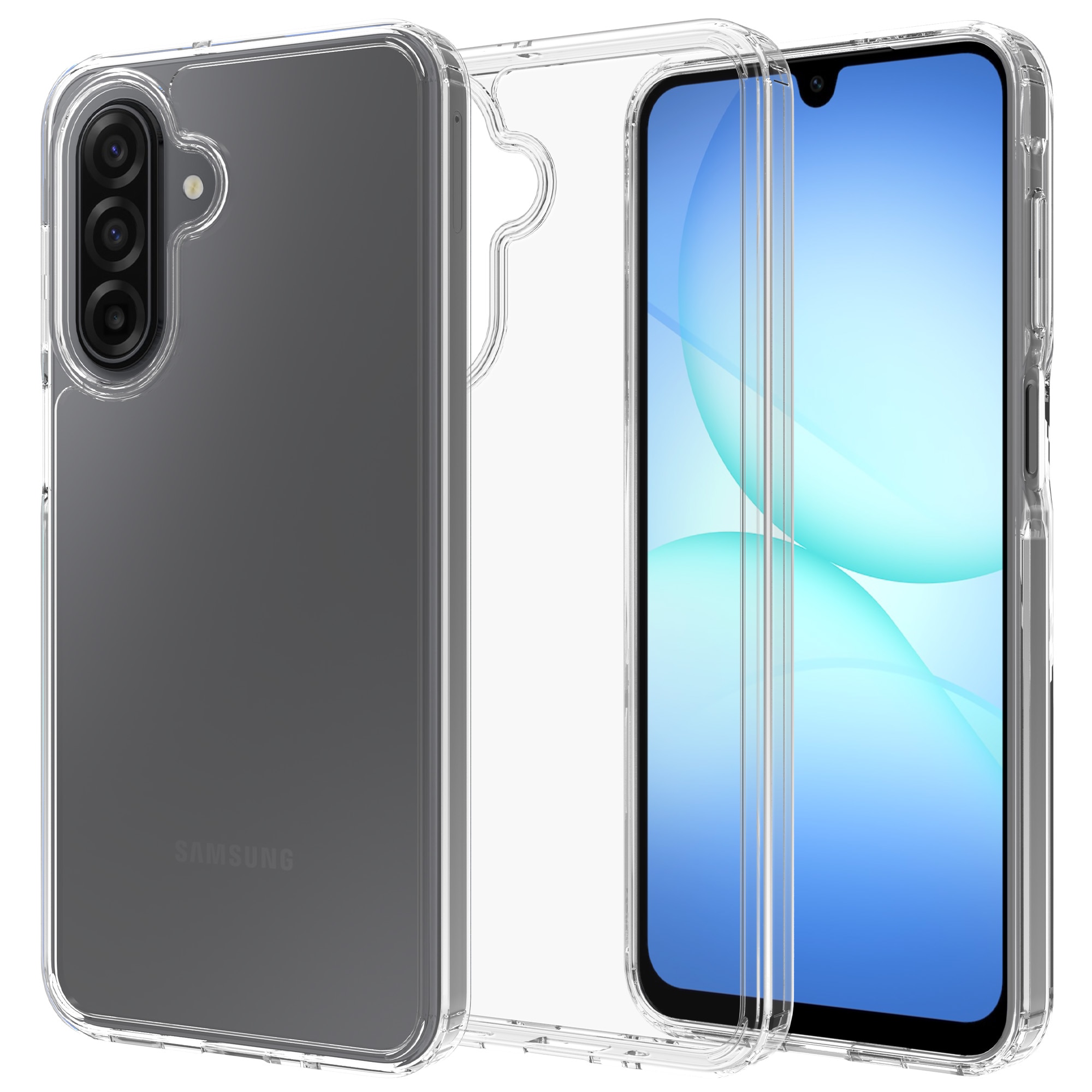 Hybriddeksel Samsung Galaxy A17 Gjennomsiktig