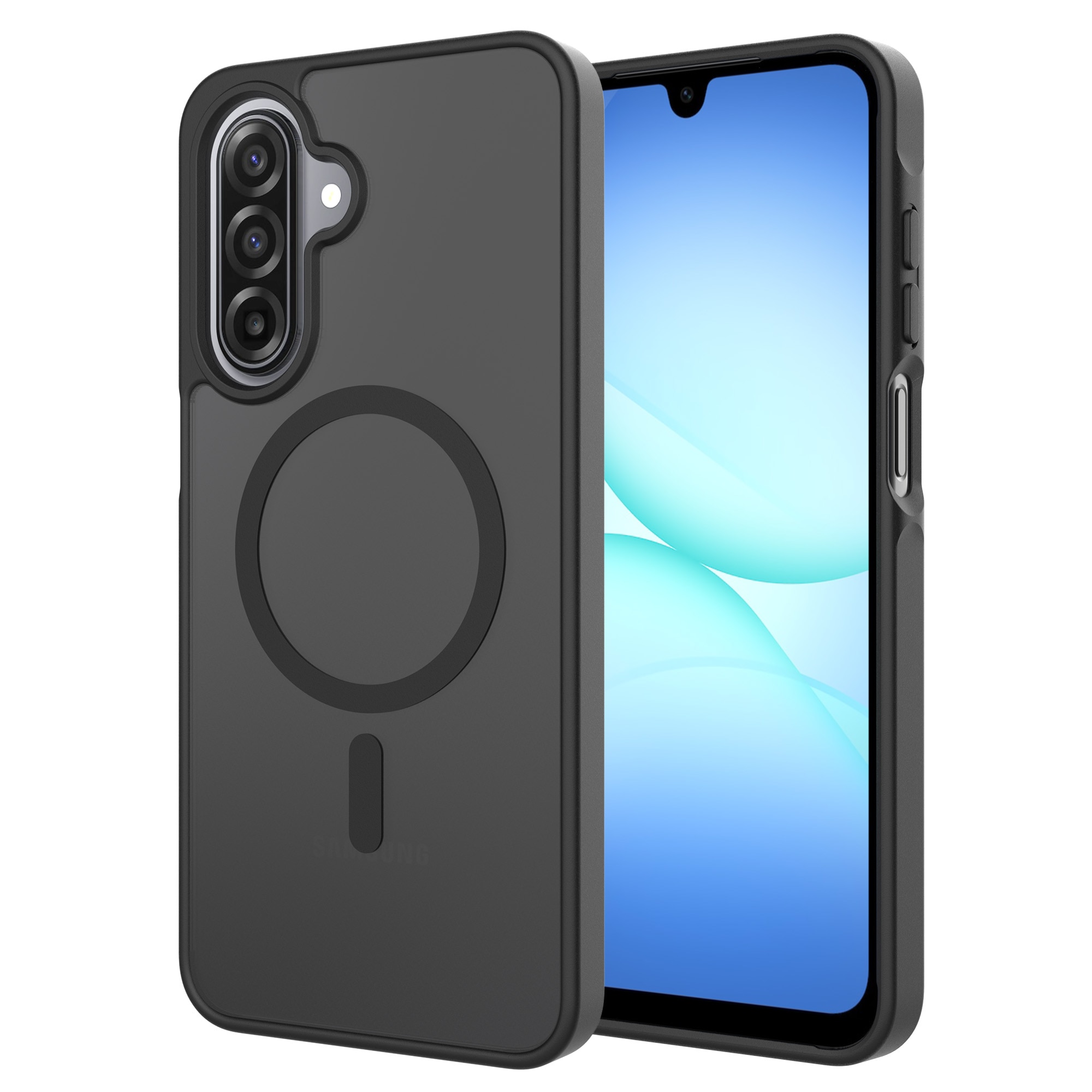 Magnetic Hybrid Deksel Samsung Galaxy A17 Frosted Black