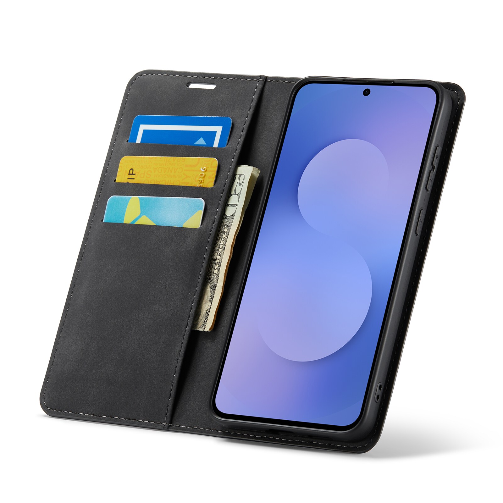 Samsung Galaxy S25 FE Slim Mobilveske Svart