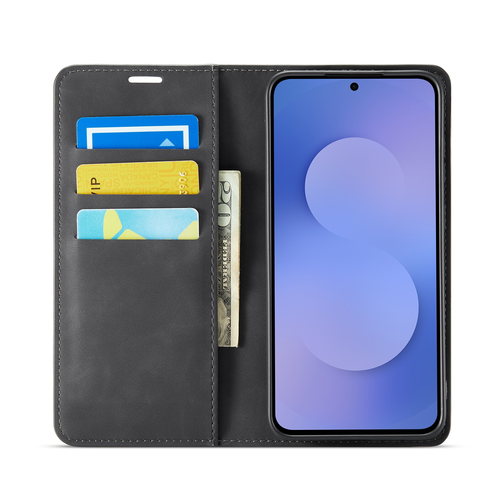 Samsung Galaxy S25 FE Slim Mobilveske Svart