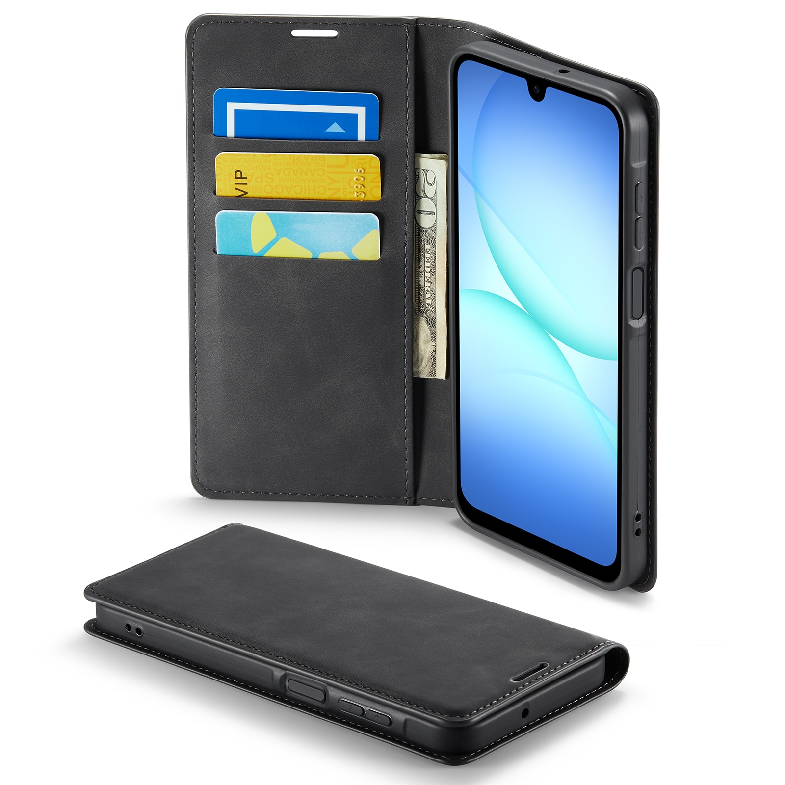  OnePlus 15 Slim Mobilveske Svart