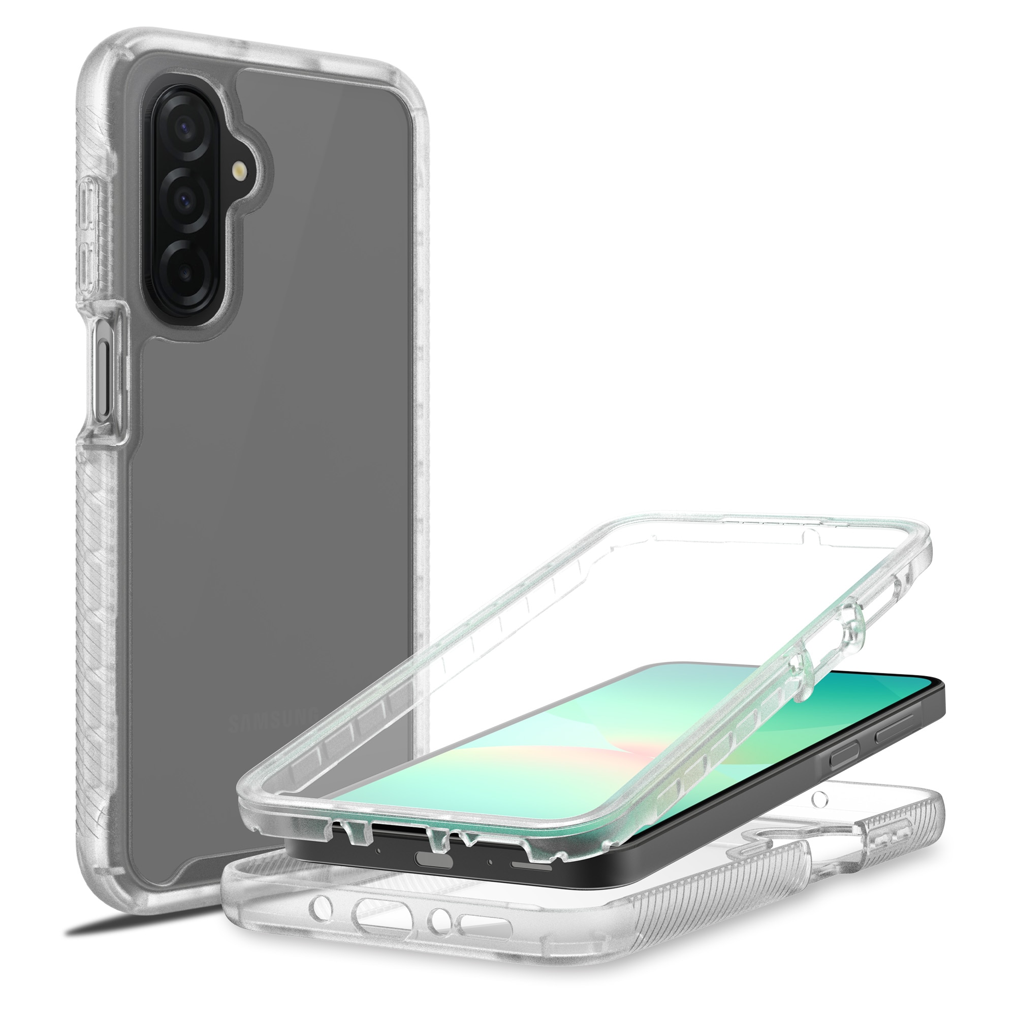 Full Protection Case Samsung Galaxy A17 Gjennomsiktig