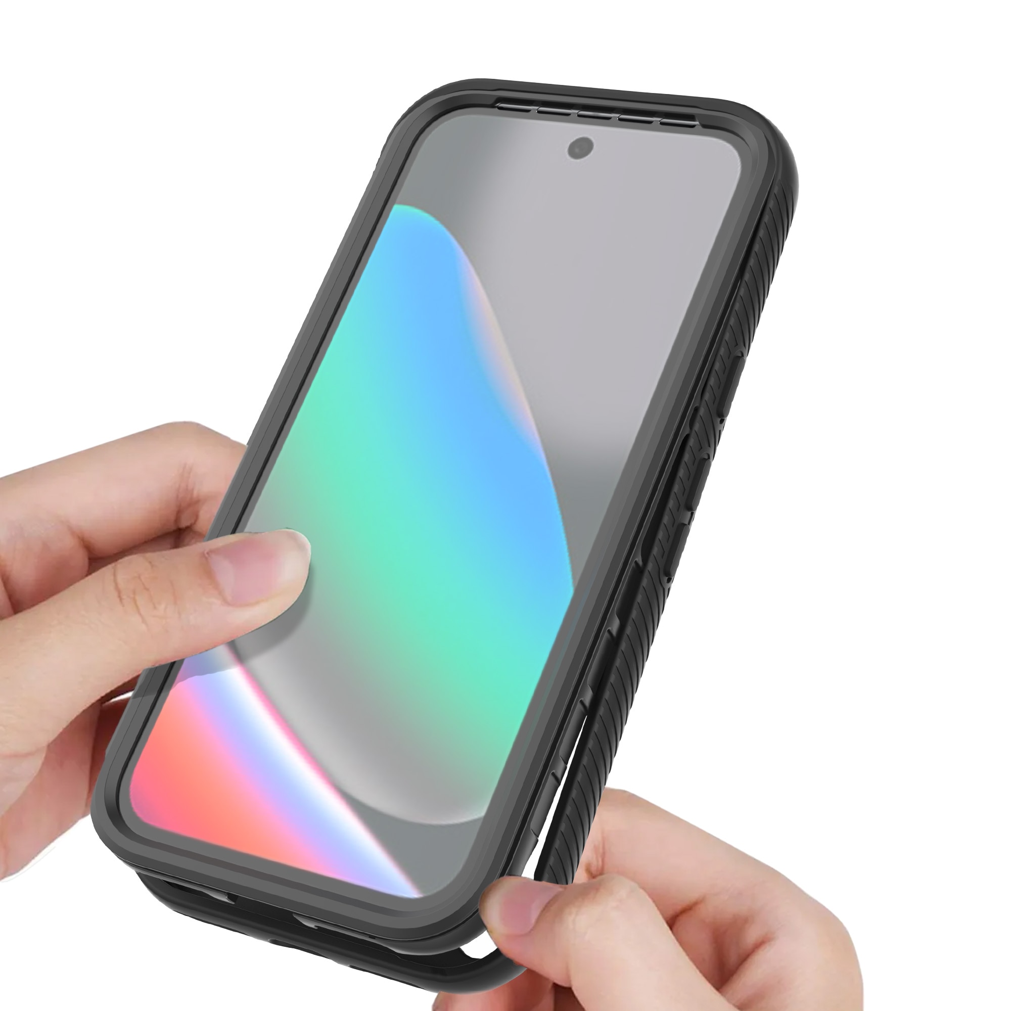Full Protection Magnetic Case Google Pixel 10 Svart/gjennomsiktig
