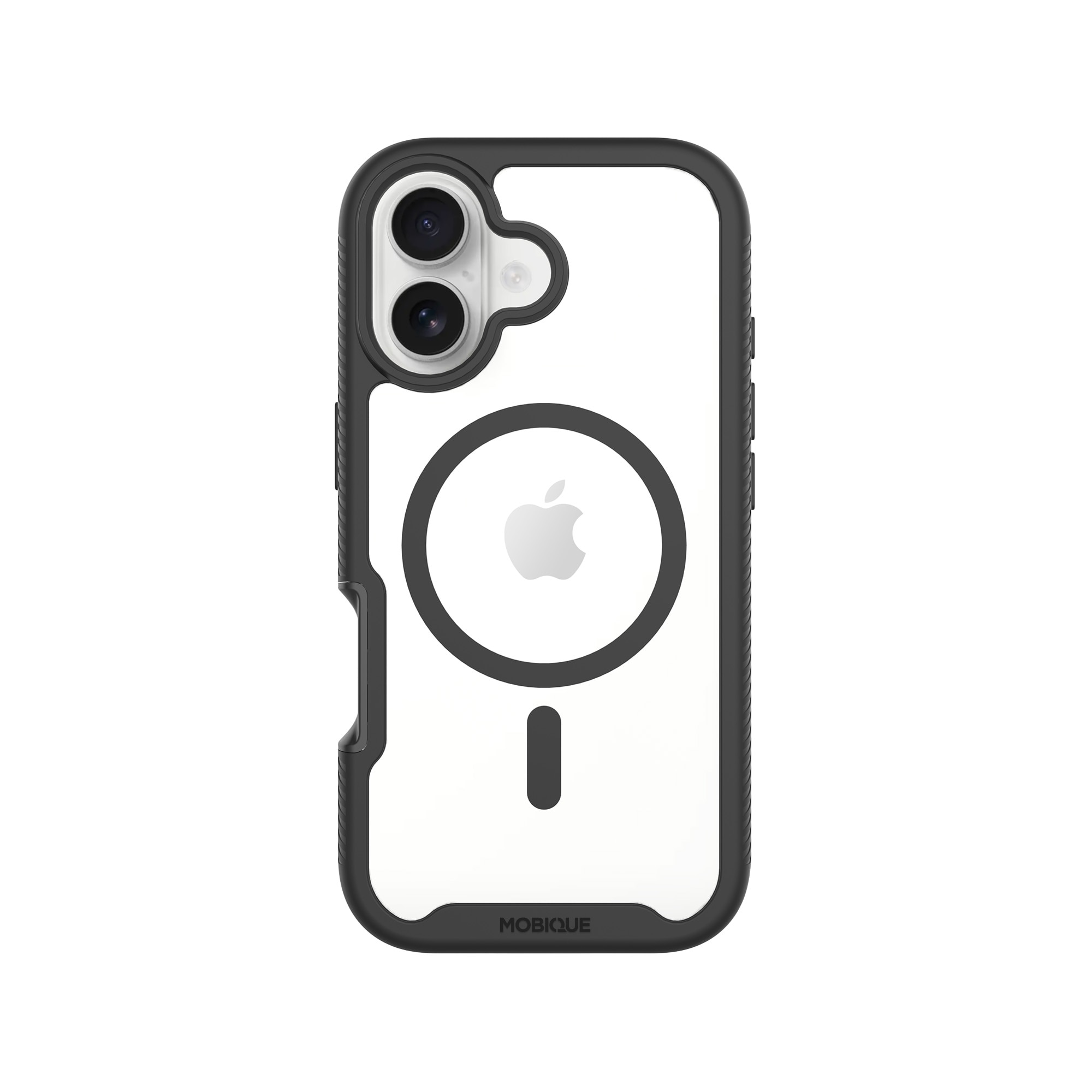 Full Protection Magnetic Case iPhone 17 Svart/gjennomsiktig