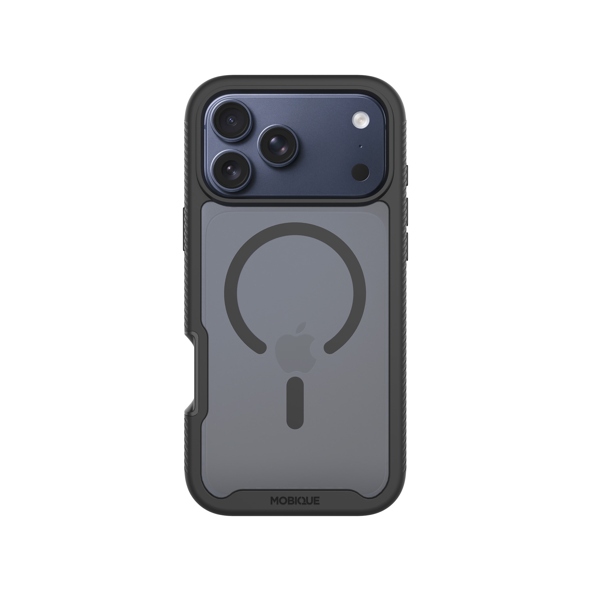 Full Protection Magnetic Case iPhone 17 Pro Svart/gjennomsiktig
