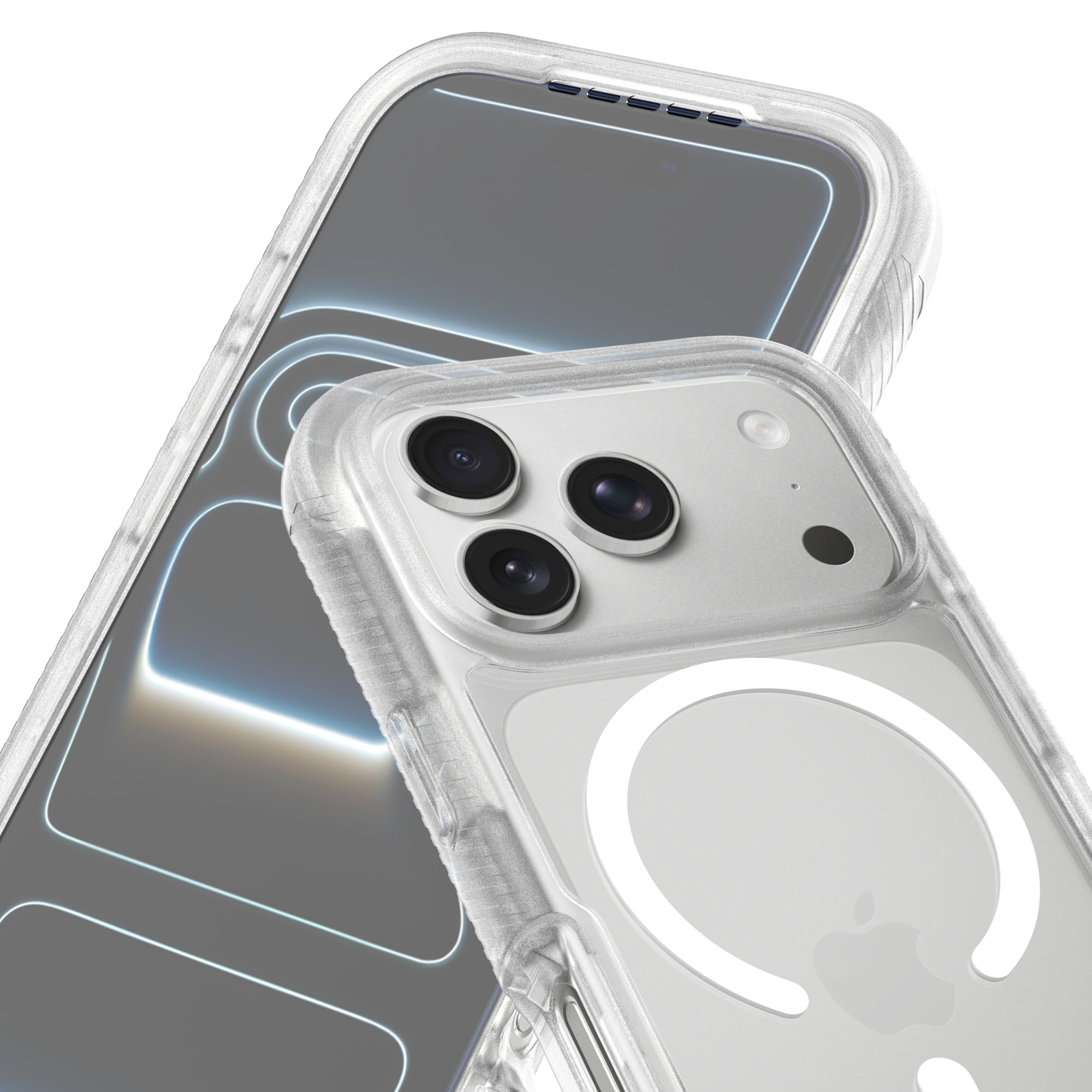 Full Protection Magnetic Case iPhone 17 Pro Gjennomsiktig