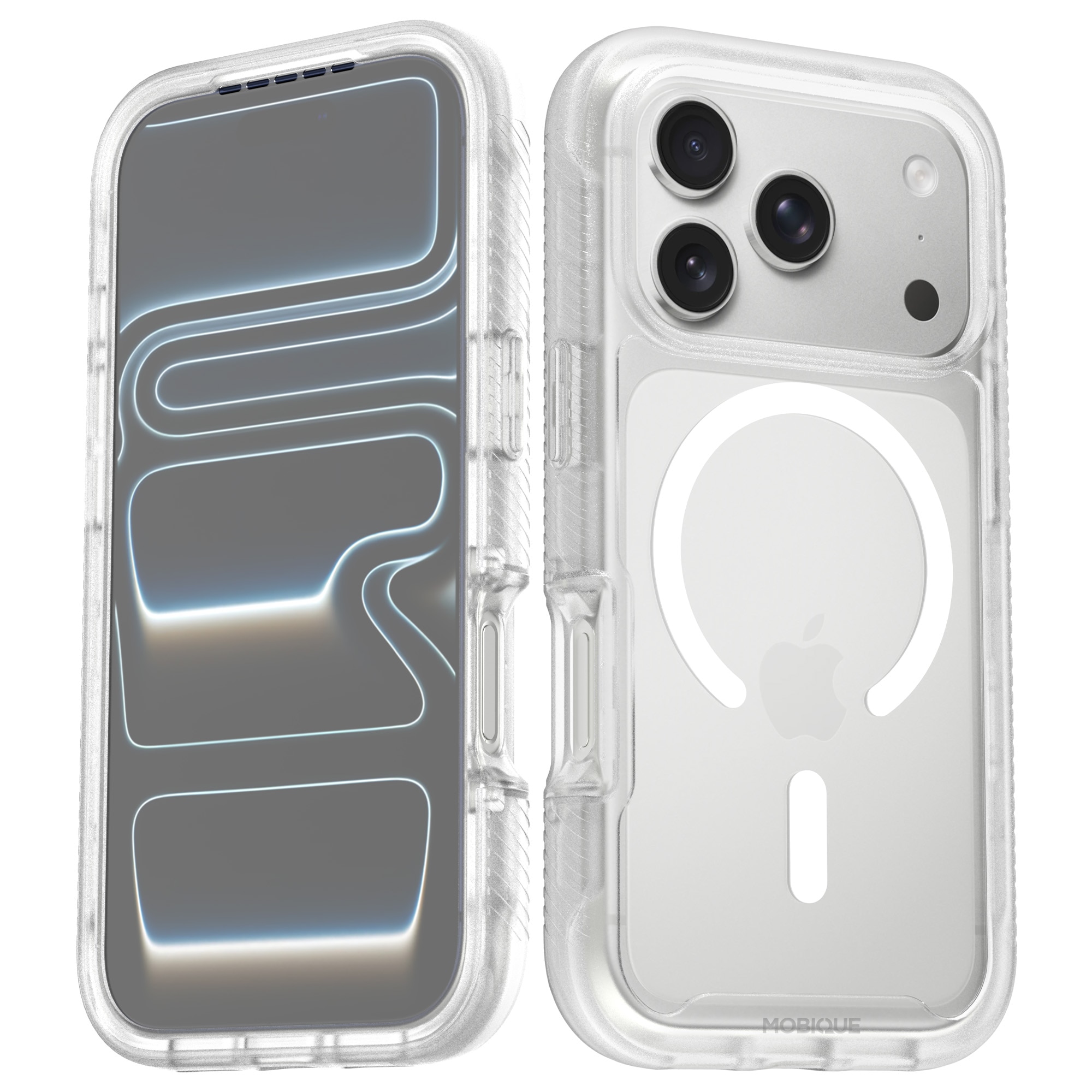 Full Protection Magnetic Case iPhone 17 Pro Gjennomsiktig
