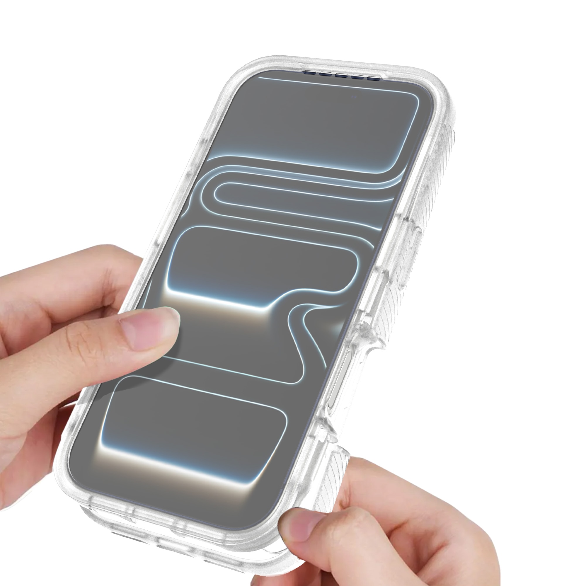 Full Protection Magnetic Case iPhone 17 Pro Gjennomsiktig