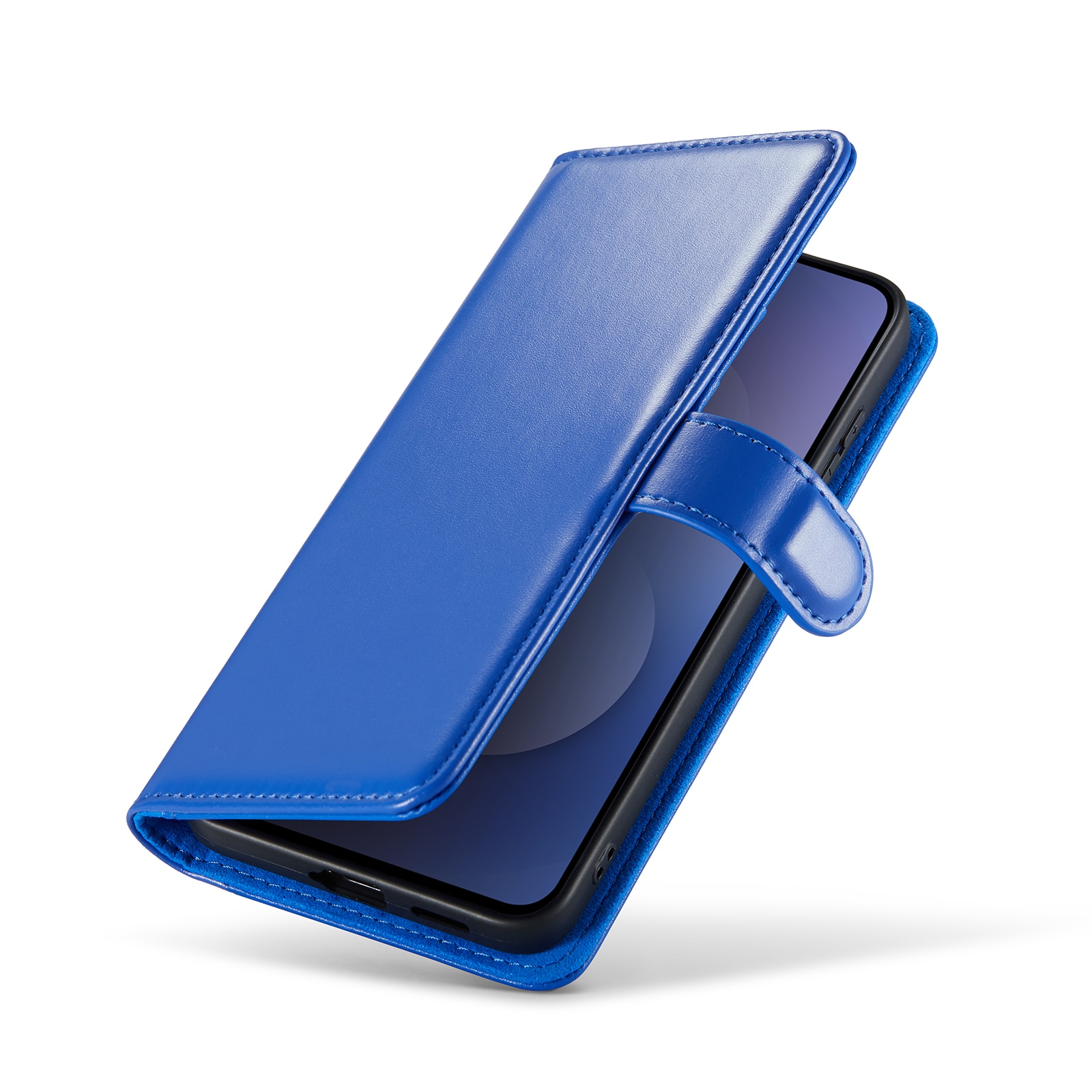 Ekte Lærveske Samsung Galaxy S25 FE Blå