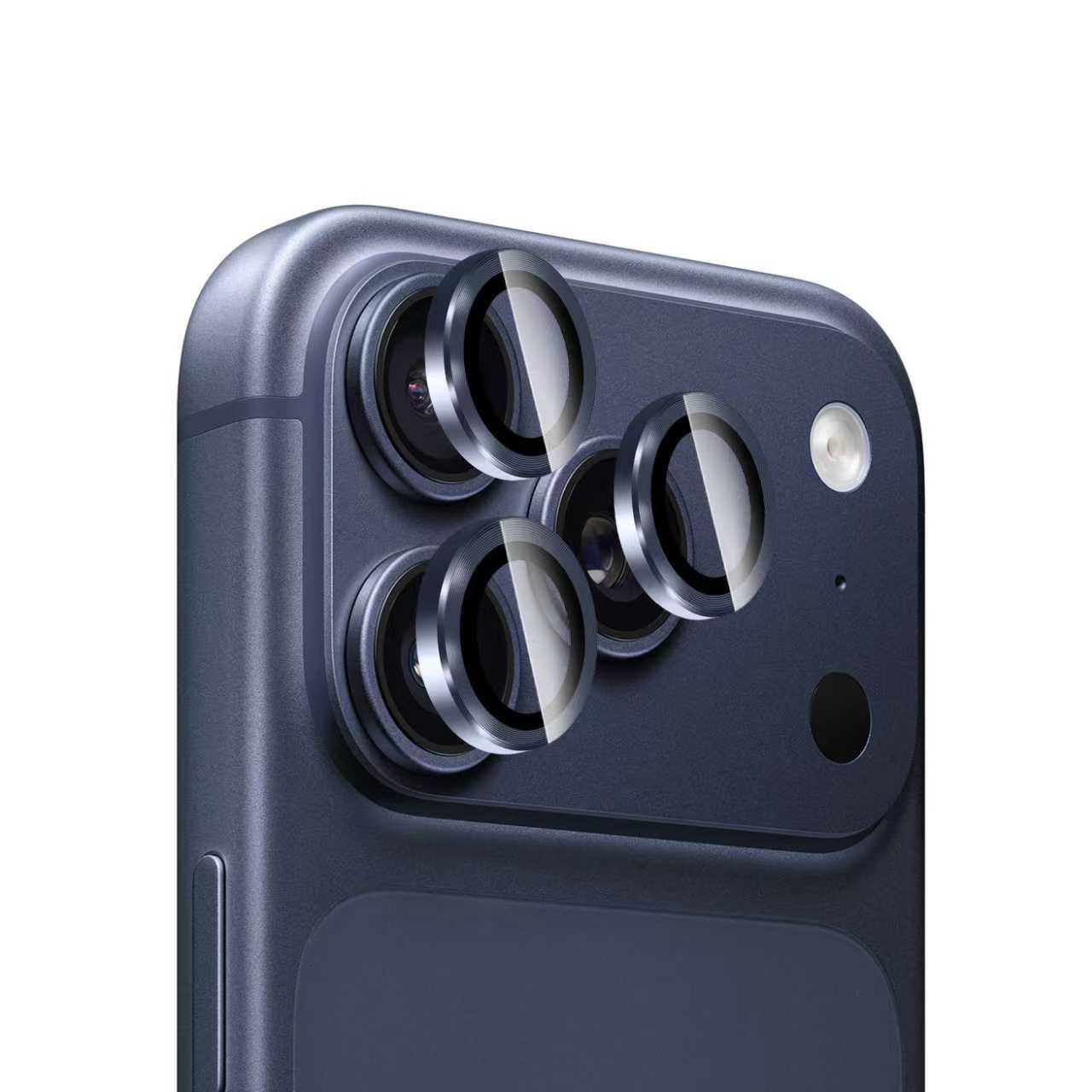 iPhone 17 Pro Linsebeskytter Metall, Blå