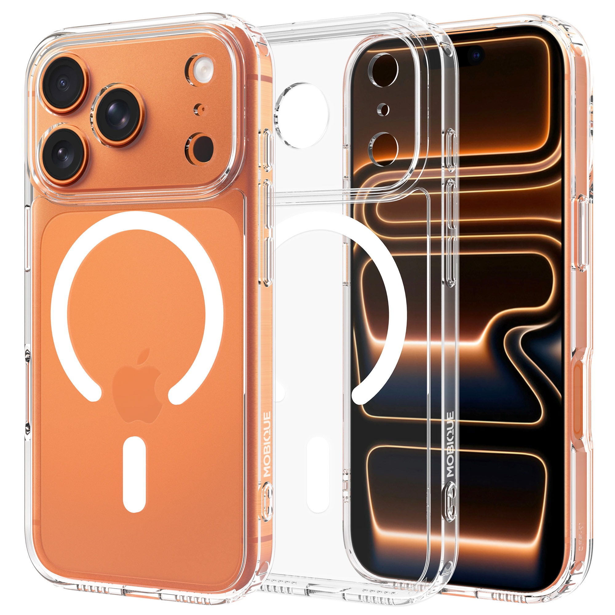 Hybriddeksel MagSafe iPhone 17 Pro Max Gjennomsiktig