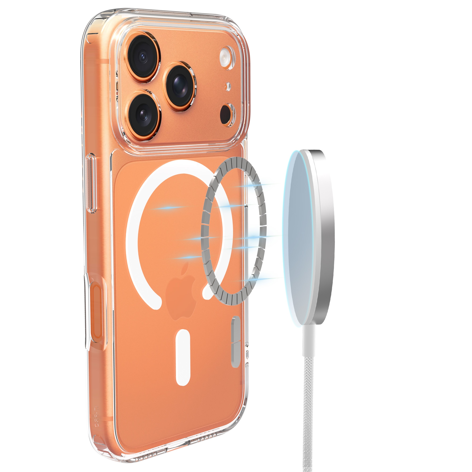 Hybriddeksel MagSafe iPhone 17 Pro Gjennomsiktig