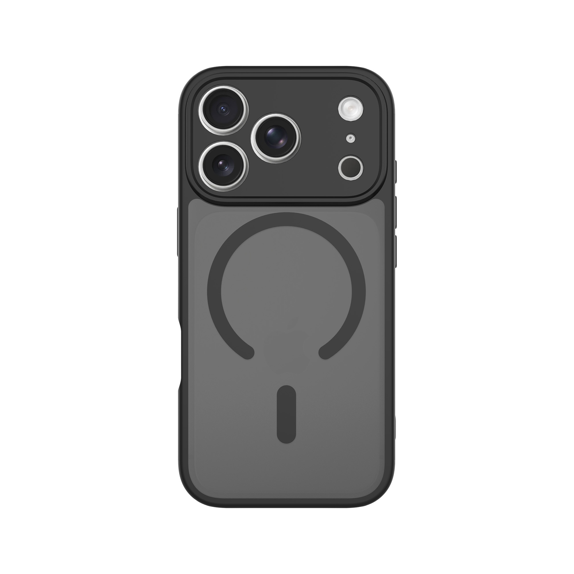 Magnetic Hybrid Deksel iPhone 17 Pro Frosted Black