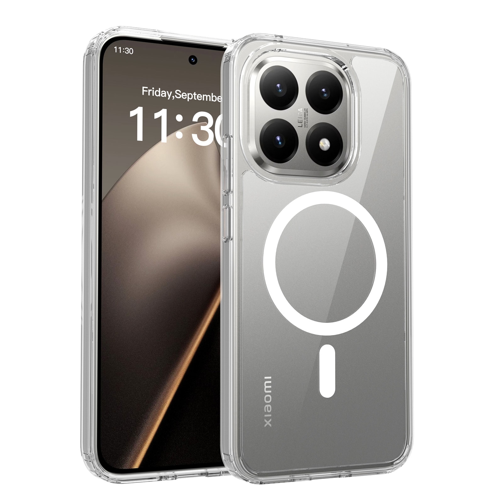 Hybriddeksel MagSafe Xiaomi 15T Gjennomsiktig