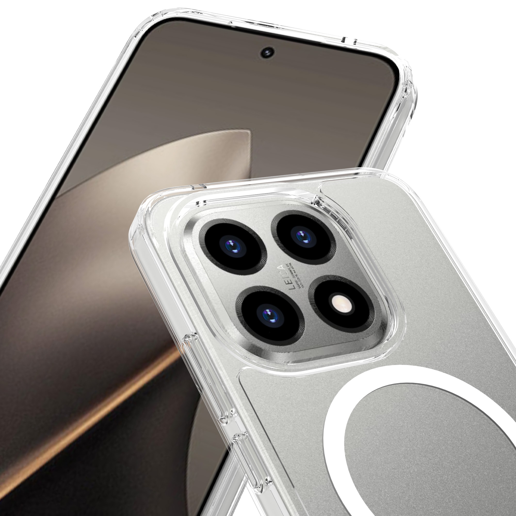 Hybriddeksel MagSafe Xiaomi 15T Gjennomsiktig