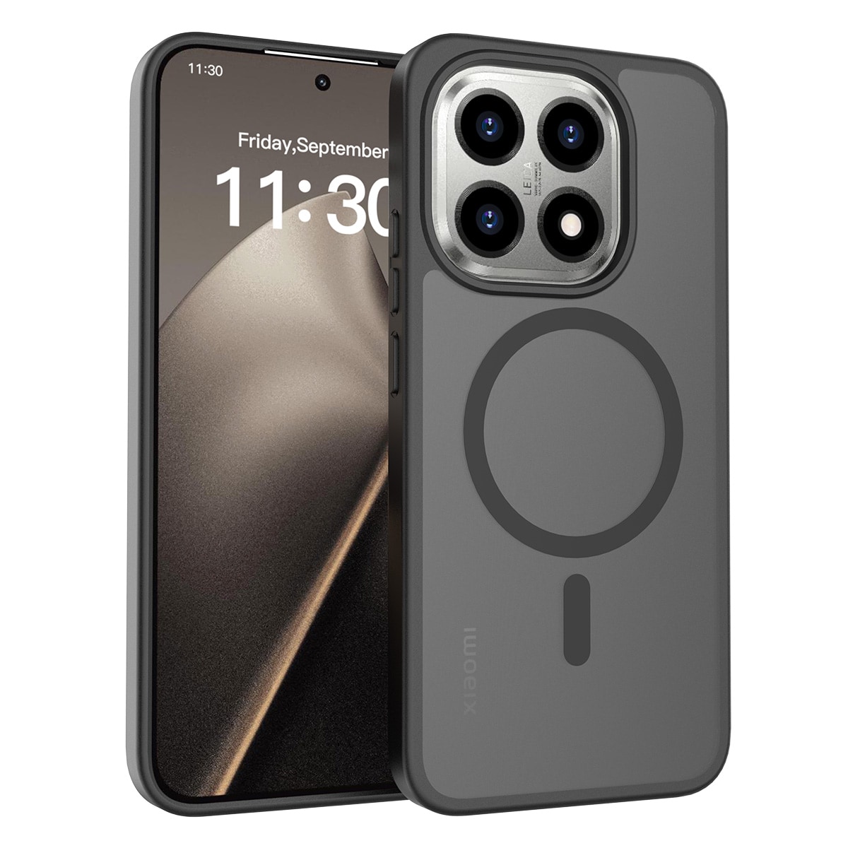 Magnetic Hybrid Deksel Xiaomi 15T Frosted Black