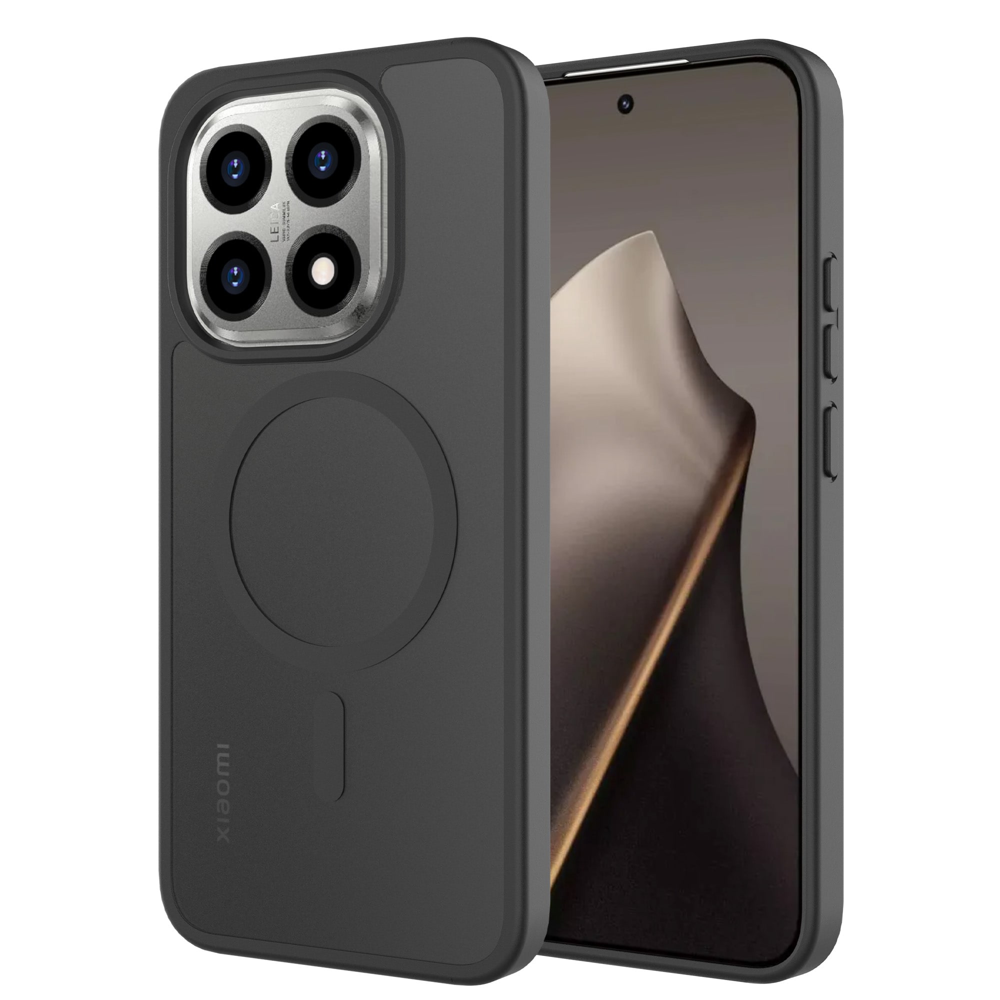 Magnetic Hybrid Deksel Xiaomi 15T Frosted Black