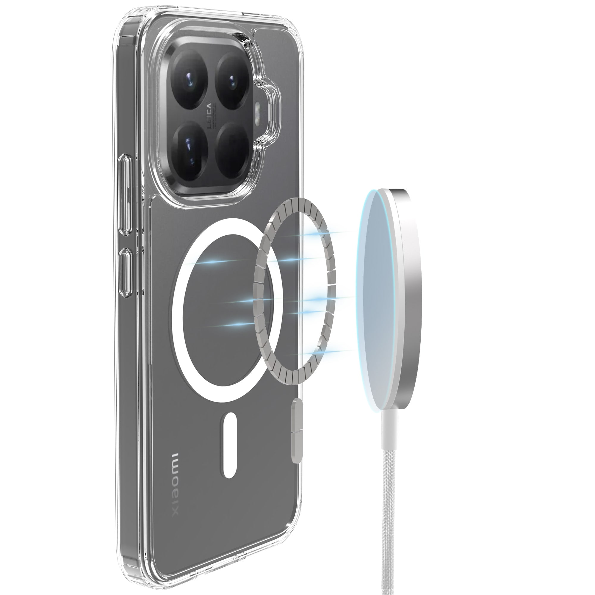 Hybriddeksel MagSafe Xiaomi 15T Pro Gjennomsiktig