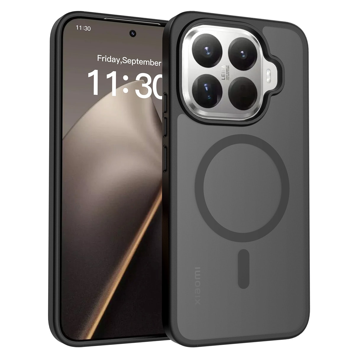 Magnetic Hybrid Deksel Xiaomi 15T Pro Frosted Black