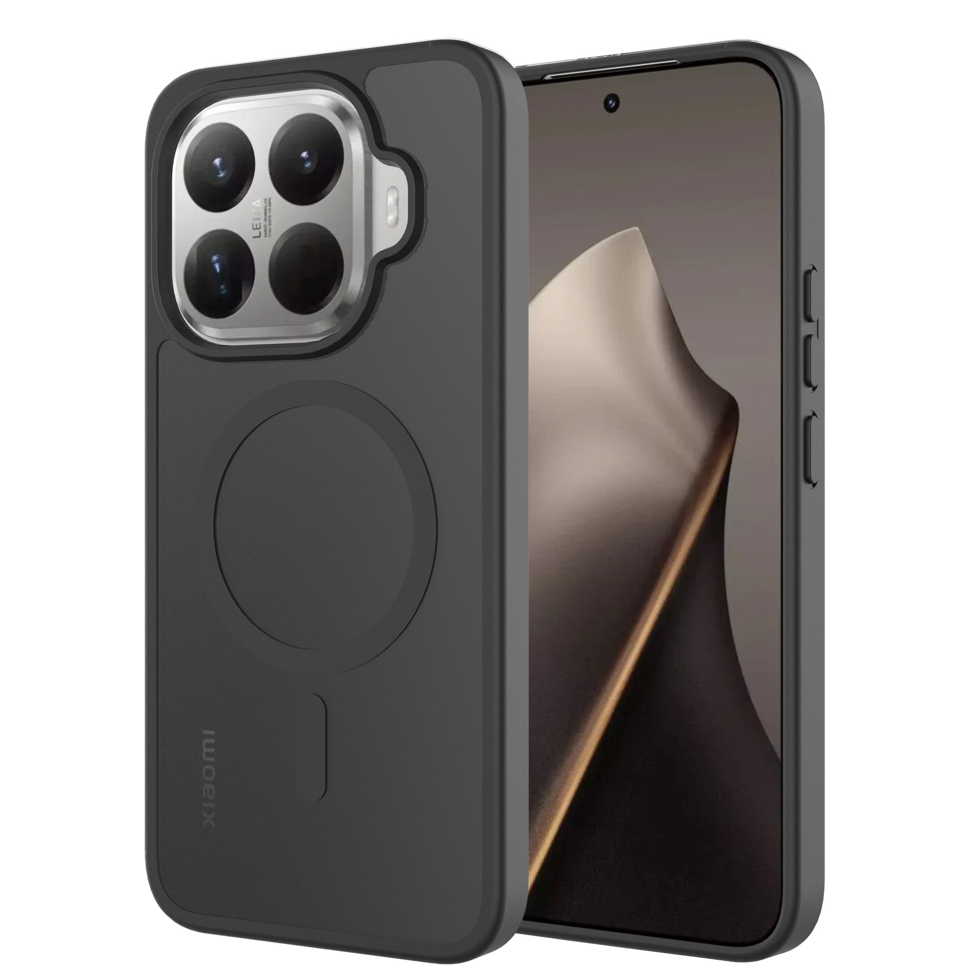 Magnetic Hybrid Deksel Xiaomi 15T Pro Frosted Black