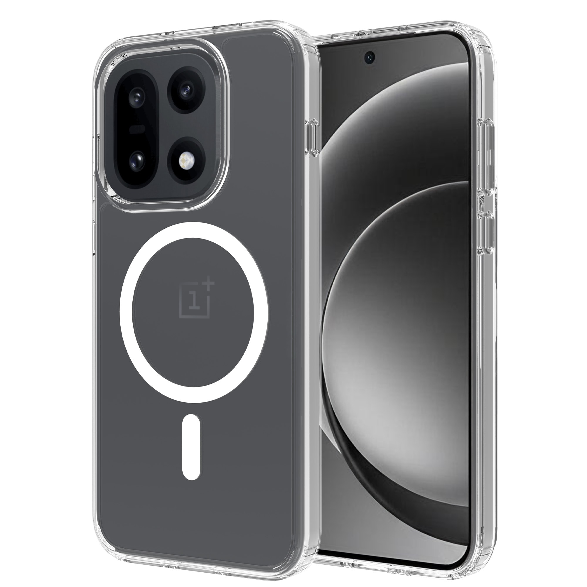 Hybriddeksel MagSafe  OnePlus 15 Gjennomsiktig
