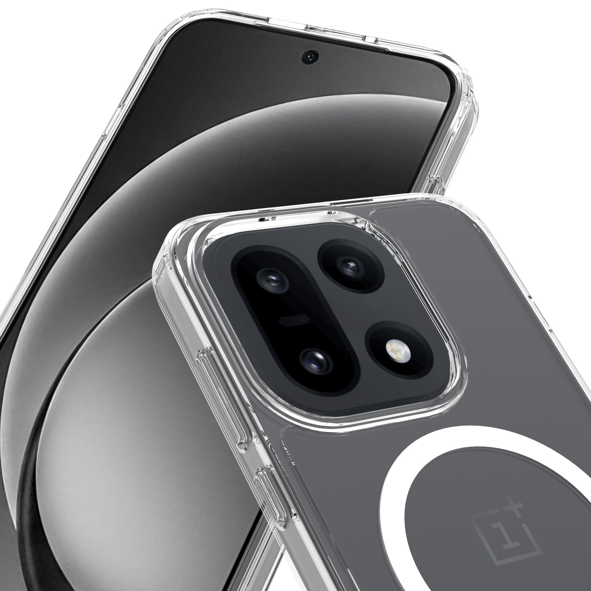 Hybriddeksel MagSafe  OnePlus 15 Gjennomsiktig