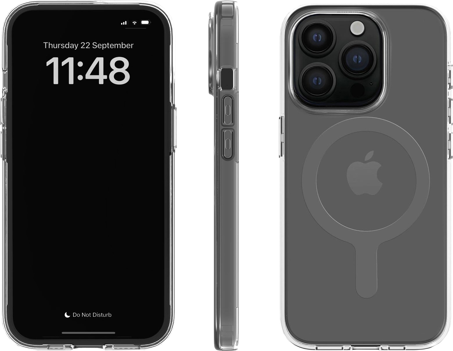 Deksel iPhone 15 gjennomsiktig
