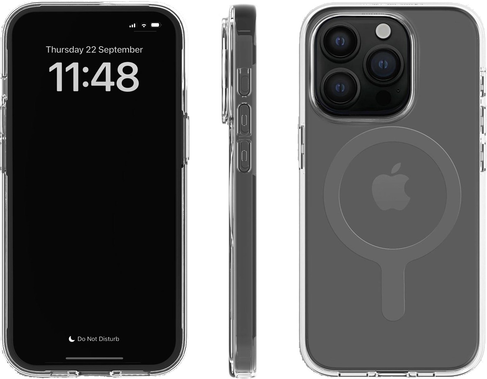 Deksel iPhone 15 Pro gjennomsiktig