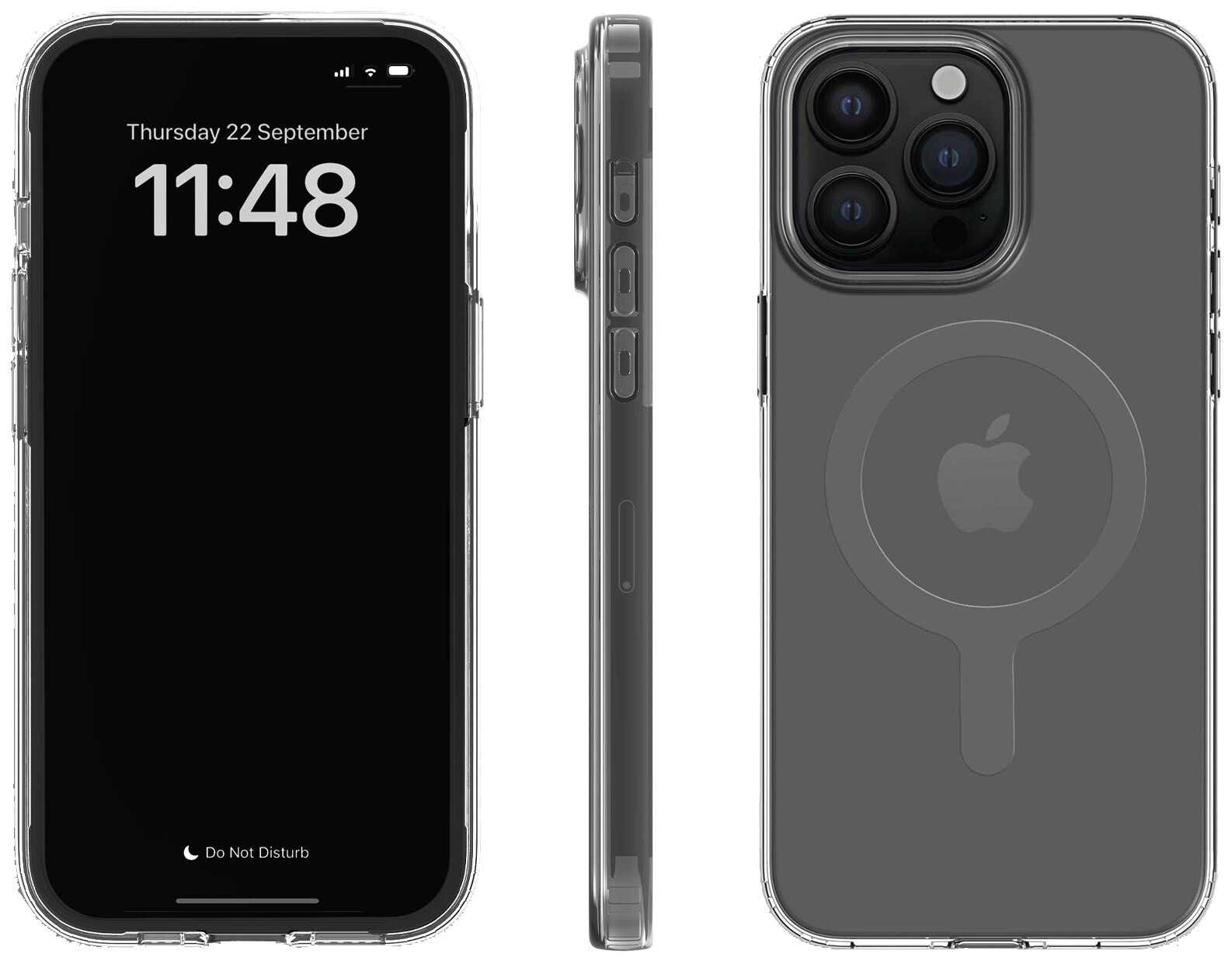 Deksel iPhone 15 Pro Max gjennomsiktig