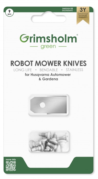 9-pakning kniver til Husqvarna Automower 310