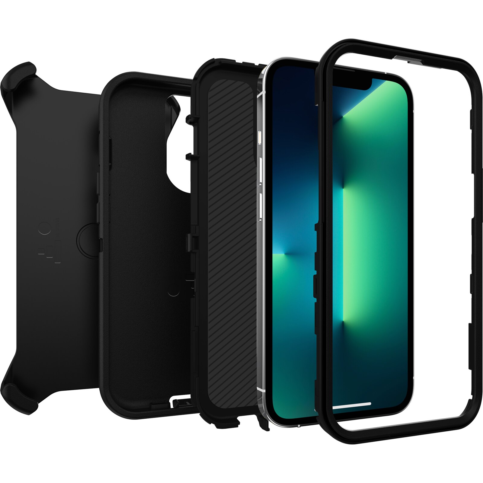 Defender Deksel iPhone 13 Pro Svart