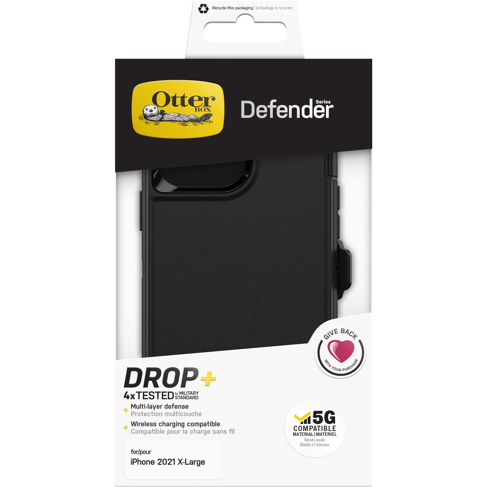 Defender Case iPhone 13 Pro Max Black