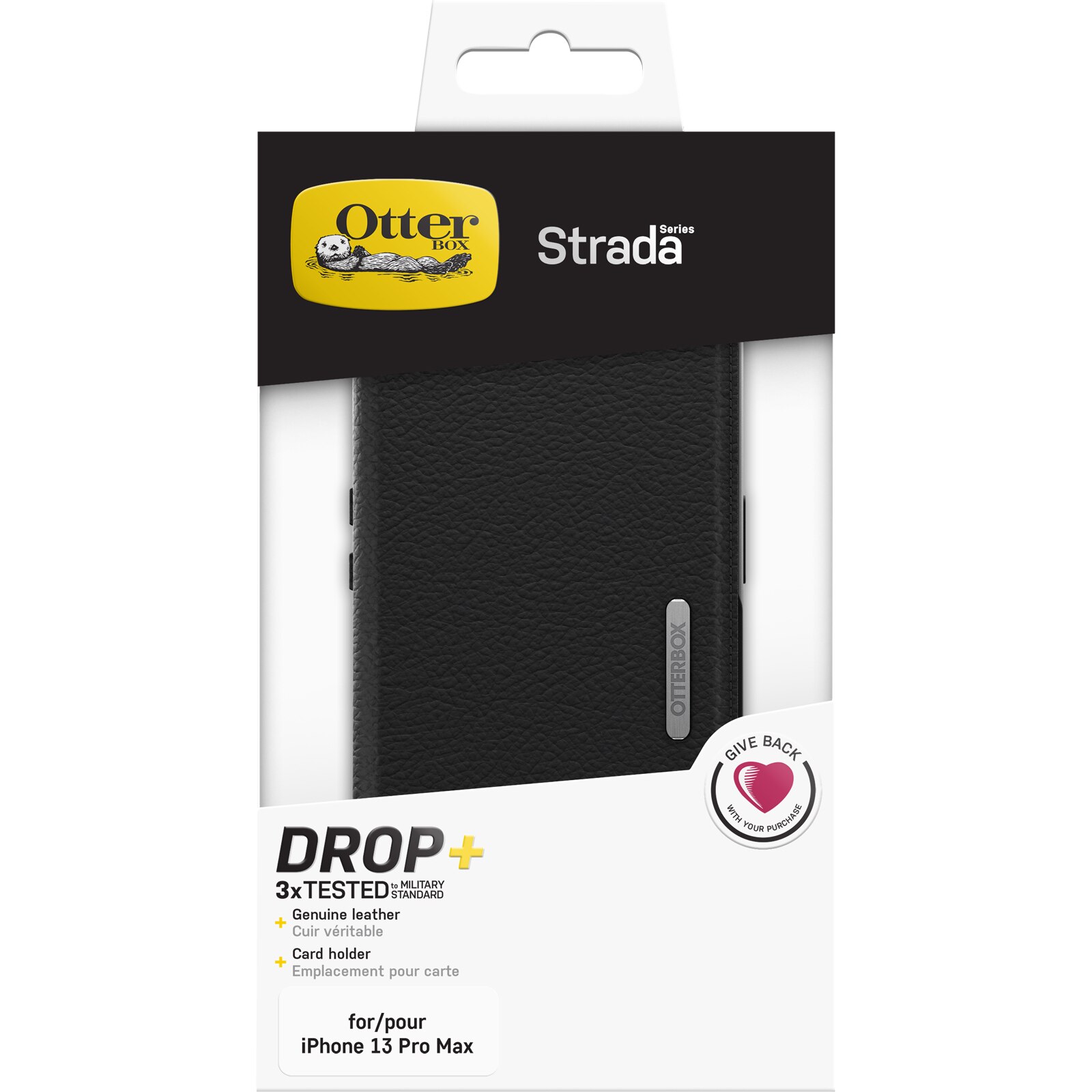 Strada Case iPhone 13 Pro Max Black