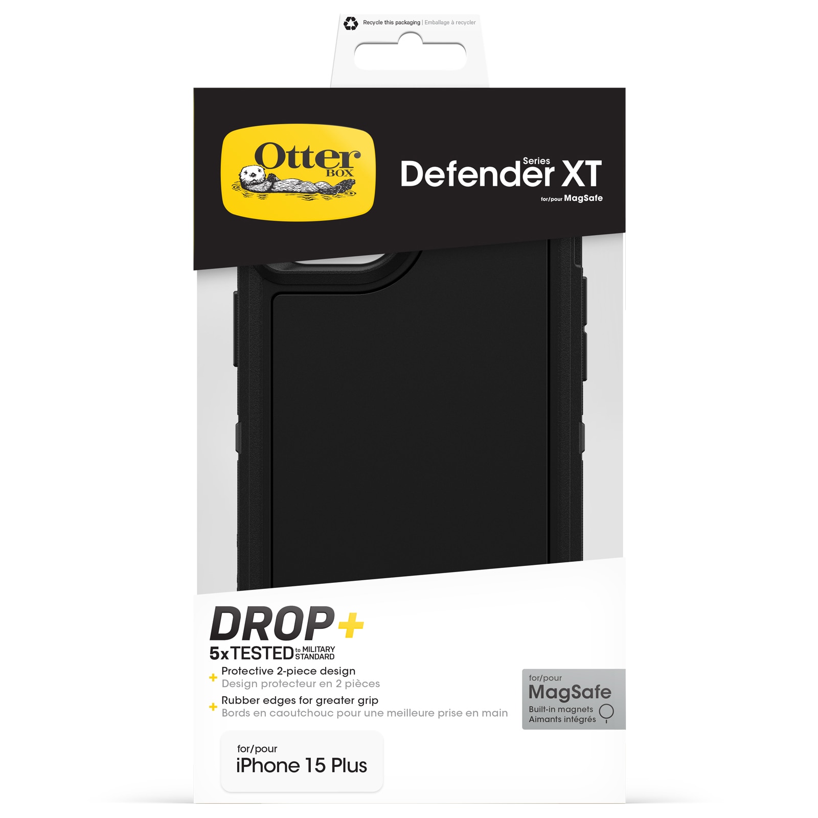 Defender XT Deksel iPhone 15 Plus svart