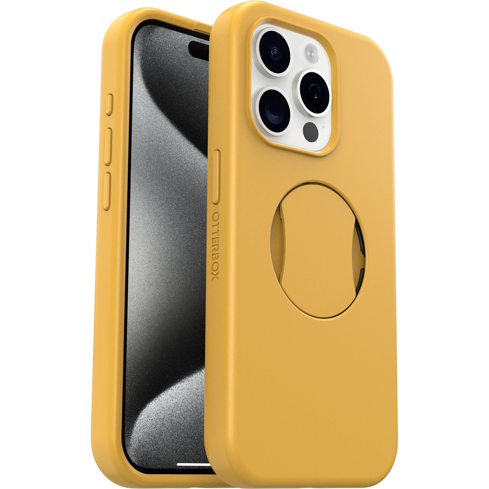 OtterGrip Symmetry Deksel iPhone 15 Pro gul