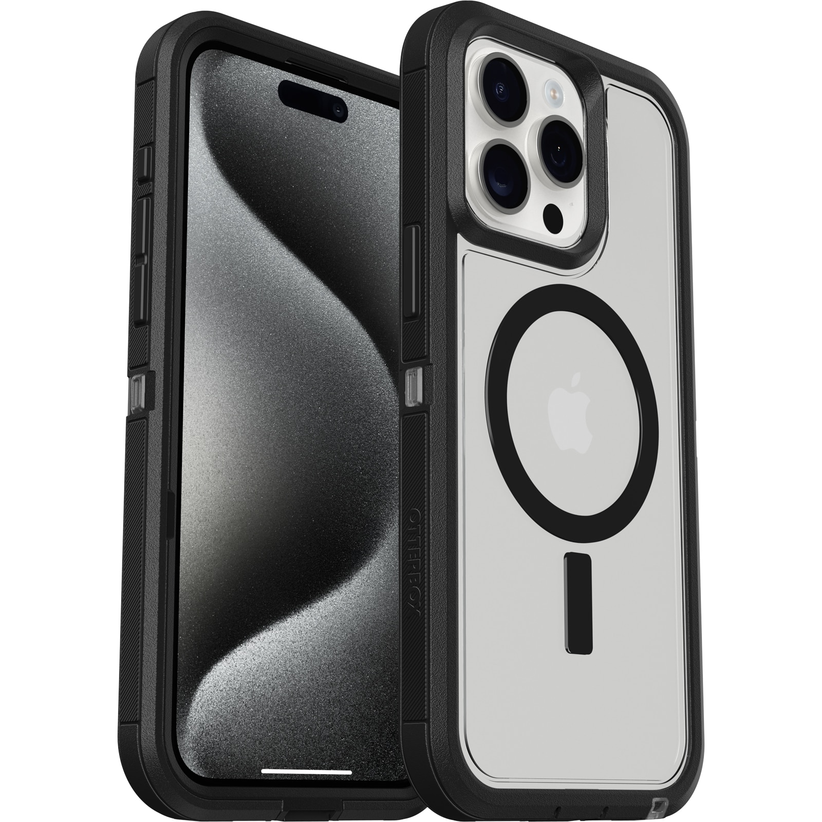 Defender XT Deksel iPhone 15 Pro Max Clear/Black